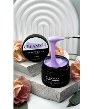 Гель Crooz Creamy Builder gel №14, 15 мл TPO free